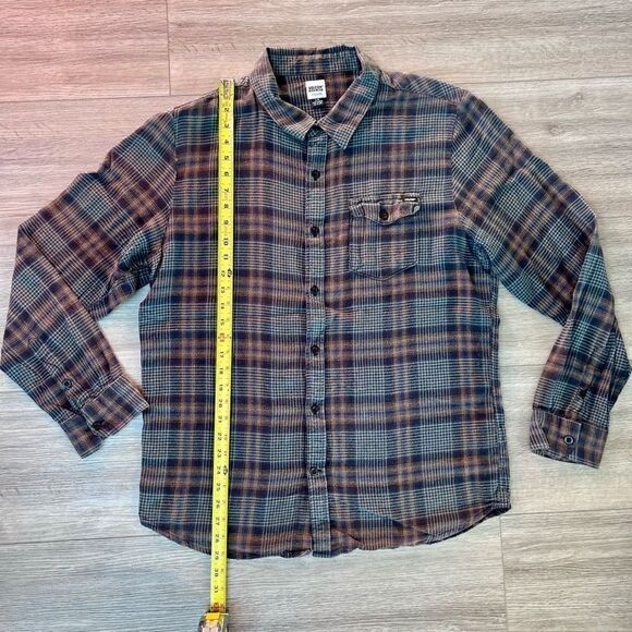 Volcom Men's Multicolor Plaid Long‎ Sleeves Button Down Shirt Size Large - Picture 1 of 8